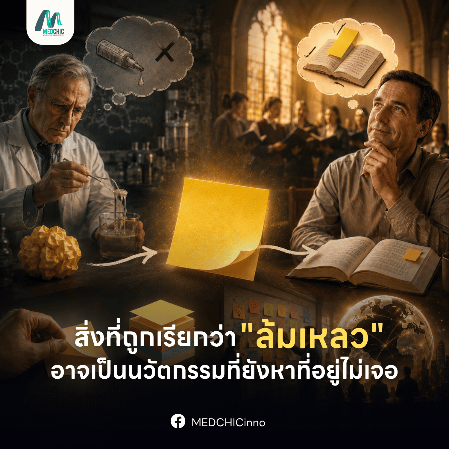 นวัตกรรมไม่ได้เริ่มจากความสำเร็จ แต่เกิดจาก “ความผิดพลาด”